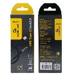 Кабель-переходник USB Cablexpert CCAB-CM35M-1M-B, Type-C/Jack3.5, Mobile, 1м, черный, коробка, фото 1