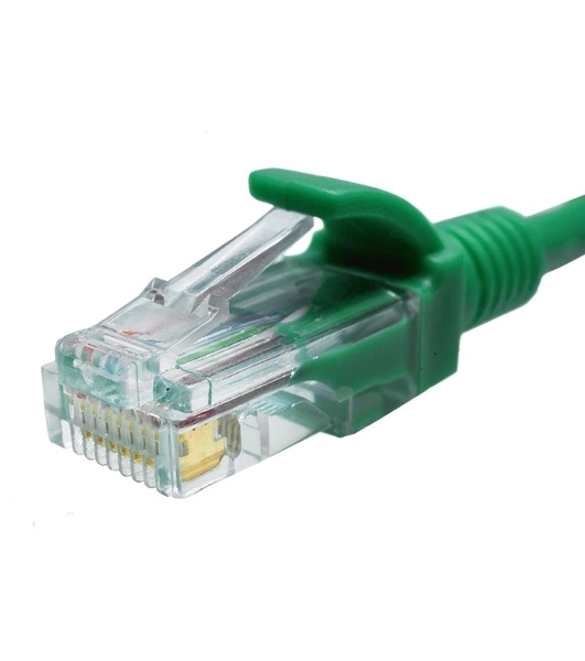 Патч-корд Suprlan 10-0156 UTP RJ-45 вил.-вилка RJ-45 cat.5e 0.5м зеленый LSZH 24AWG