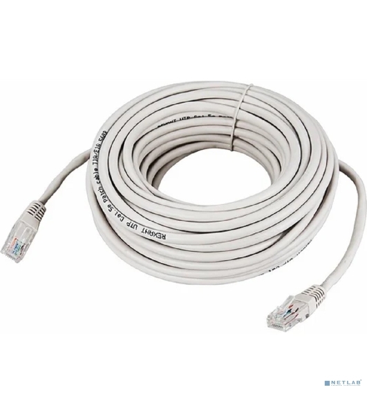 Пaтч-корд Rexant U/UTP, cat.5e, RJ45-RJ45, неэкранированный, PVC серый, 20м