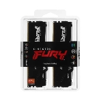 Оперативная память Kingston Fury Beast, DDR5, 32Gb (2x16Gb), 6000MHz, CL36, DIMM, с радиаторами, RGB, черный, фото3