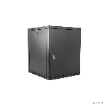 Шкаф ЦМО телекоммуникационный настенный сварной 12U (600 350) съемные стенки, дверь металл, черный, фото8