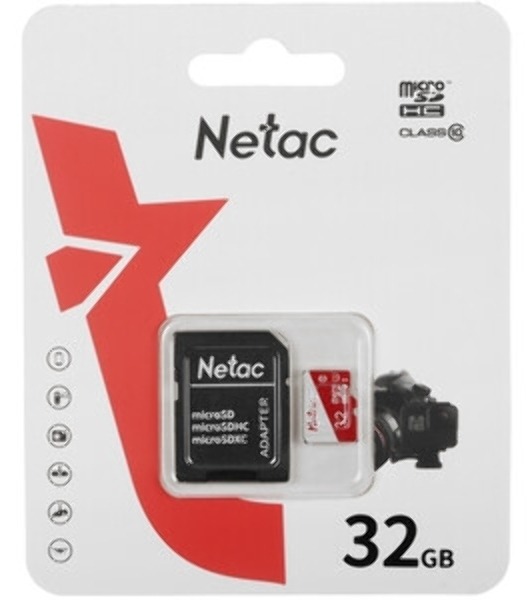 Флеш карта Netac P500 ECO MicroSDHC 8Gb C10 NT02P500ECO-008G-S