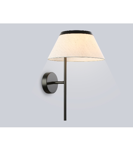 Настенный светильник Ambrella light LH72455 BK/WH черный/белый Е14 max 40W 300*260*400