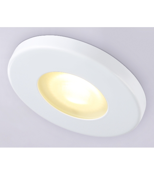 Светильник Ambrella light TN1180 WH белый IP44 GU5.3 D85*34