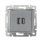 Розетка 2-ая USB 770270 Legrand Valena Алюминий, фото17