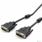Кабель DVI-D dual link Cablexpert CC-DVI2L-BK-10M, 25M/25M, 10м, черный, экран, феррит.кольца, пакет, фото3