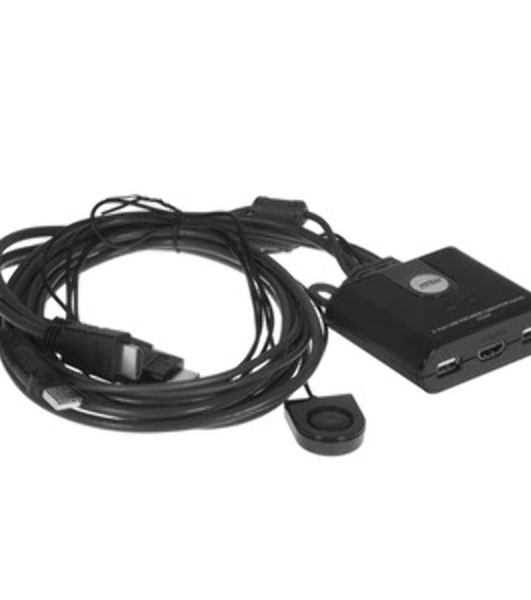 Переключатель KVM 2-Port USB FHD HDMI Cable KVM Switch