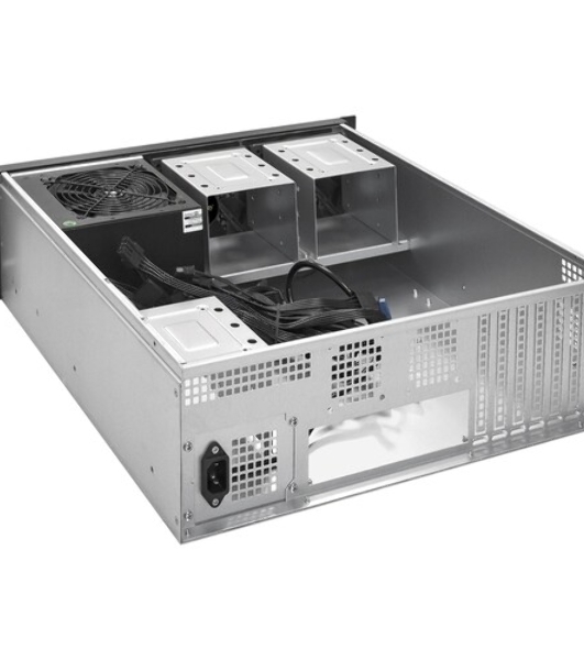 Серверный корпус ExeGate EX293907RUS Pro 3U450-09 (RM 19', высота 3U, глубина 450, БП 500RADS, USB)