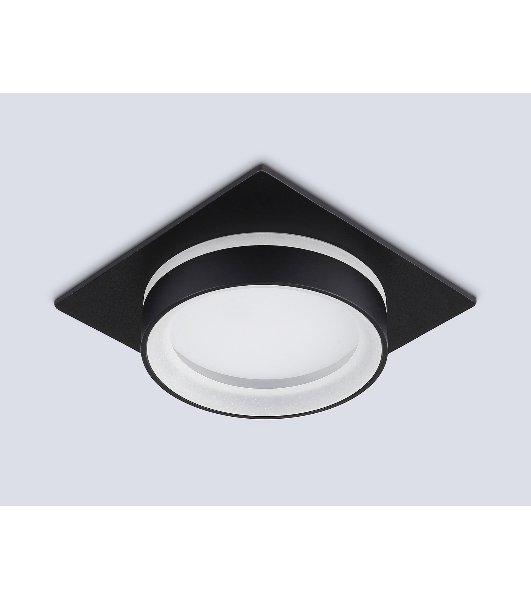 Светильник Ambrella light TN6710 BK черный IP44 GX53 max 15W 105*105*45