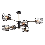 Светильник Ambrella light TR80172/6 SB/BK бронза/черный E27/6 max 40W D950*375, фото6