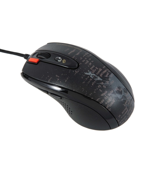 Мышь проводная A4Tech F5 черный, 3000 dpi, USB, кнопки - 7