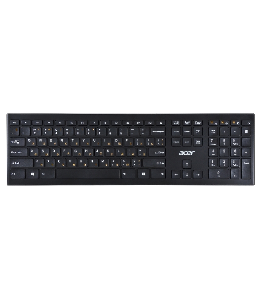 Клавиатура беспроводная Acer OKR010, USB, Радиоканал, черный