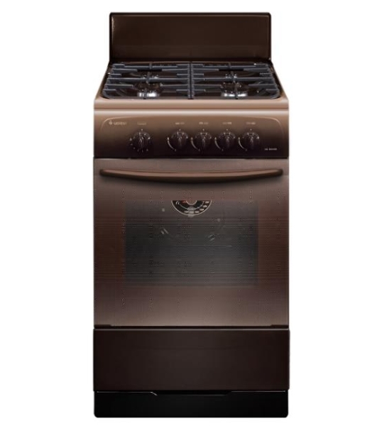 Плита газовая Gefest CG 50М02 К83 коричневый, конфорок 4 шт, духовка 42 л, 50 см x 85 см x 53 см
