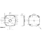 Настенная коробка Dahua для корпусов серий HDW2 Junction Box PFA121, фото10