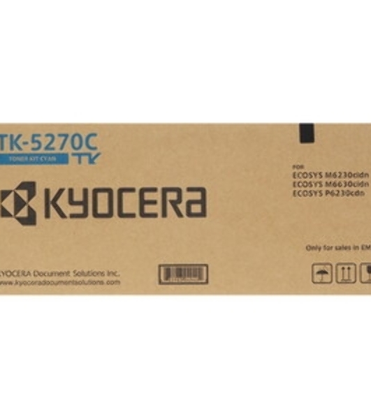 Картридж лазерный Kyocera TK-5270C (1T02TVCNL0) голубой для M6230cidn/M6630cidn/P6230cdn 6000 стр