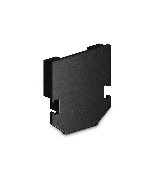 GL1064 BK черный заглушка для корпуса в натяжной потолок Magnetic 220V 61*61*9 (2шт)