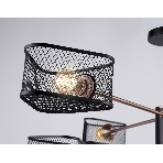 Светильник Ambrella light TR80172/6 SB/BK бронза/черный E27/6 max 40W D950*375, фото5
