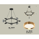Светильник Ambrella light XB9198152/8 SBK/PYG черный песок/золото желтое полированное GX53 (C9198, N8124), фото 1