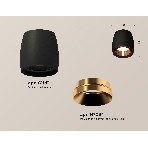 Светильник Ambrella Light XS1142004 SBK/PYG черный песок/золото желтое полированное MR16 GU5.3 (C1142, N7034), фото 1