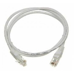 Патч-корд LANMASTER TWT RJ-45 (m)-RJ-45 (m) cat.5e 0.5м серый, фото 1