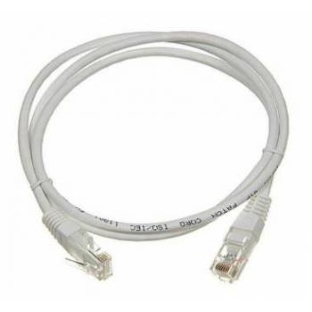 Патч-корд LANMASTER TWT RJ-45 (m)-RJ-45 (m) cat.5e 0.5м серый