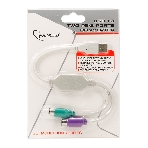 Переходник Gembird Конвертер с USB Am на 2xPS/2 UAPS12, фото3