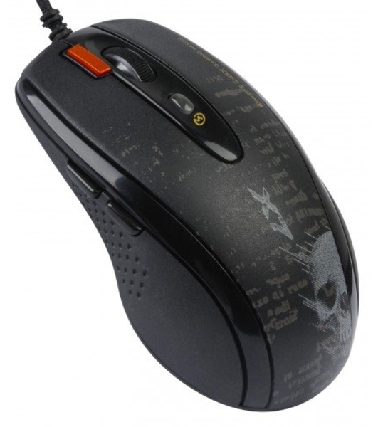 Мышь проводная A4Tech F5 черный, 3000 dpi, USB, кнопки - 7