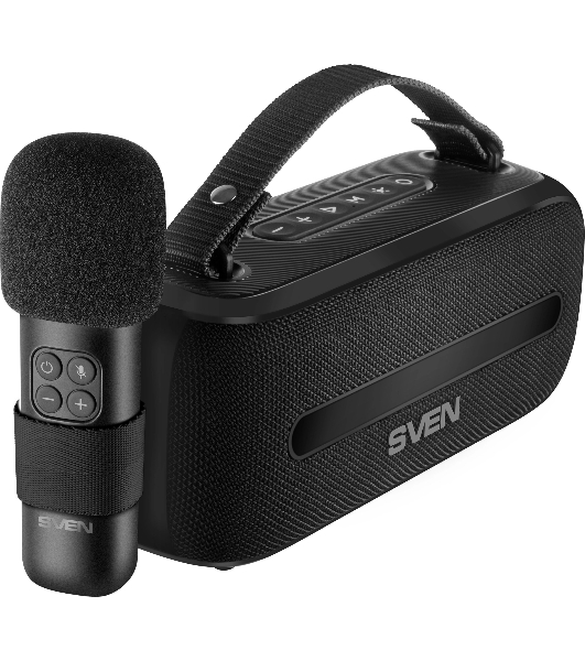 Колонка портативная SVEN PS-255 черный 12W 1.0 BT 3600mAh