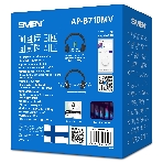 Беспроводные/проводные наушники Sven AP-B710MV черный, полноразмерные, Bluetooth + Jack 3.5 мм, складная конструкция, до 22 ч, фото9