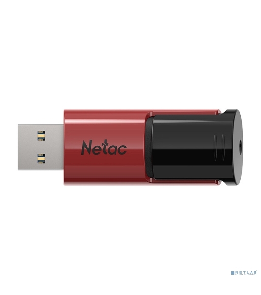Флешка USB Netac U182 (NT03U182N-064G-32RE), 64Gb, USB 3.0, R/W 70/30, красный/черный