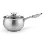 Сотейник LR03-18 нерж. Lara PROMO 0.65 л 12x6 см, - капсулированное индукционное дно, фото 1