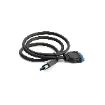 Планка USB на переднюю панель ExeGate U3H-619, 3,5', 2*USB 3.0+2*TypeC, черная, подсоед-е к мат. плат, фото3