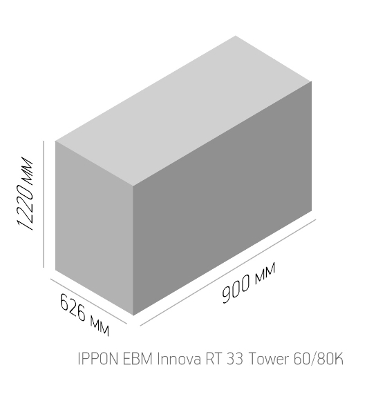 Источник бесперебойного питания Ippon Innova RT 33 60K Tower 60000Вт 60000ВА черный