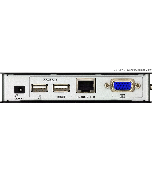 Переключатель ATEN CE700A-D(AT-G) Удлинитель, SVGA+KBD+MOUSE USB ATEN, 150 метр., HD-DB15+USB A-тип, Female, c KVM-шнуром USB 1.8м, Б.П. 220> 5.3V