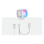 Кулер Ocypus Delta A62 WH ARGb белый 260W/All Intel/AMD AM*/2 fans/Screws, фото8