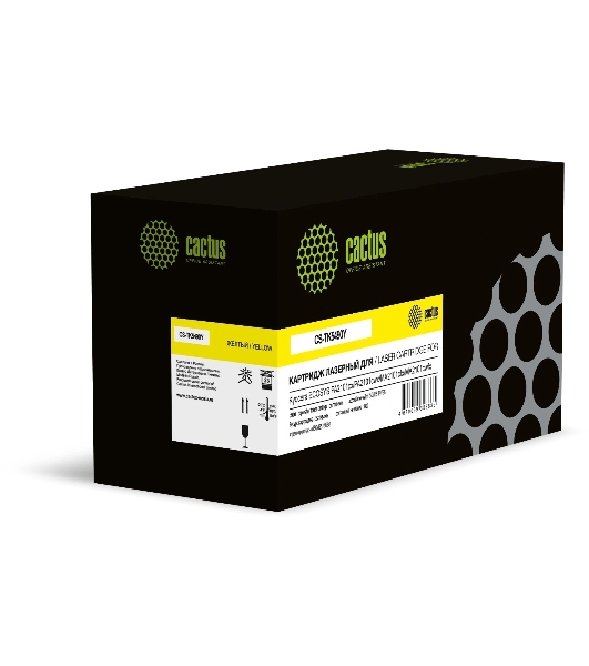 Картридж лазерный Cactus CS-TK5490Y желтый (2400стр.) для Kyocera ECOSYS PA2101cx/PA2101cwx/MA2101cfx/MA2101cwfx с чипом