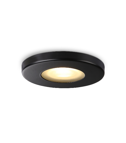 Светильник Ambrella light TN1181 BK черный IP44 GU5.3 D85*34