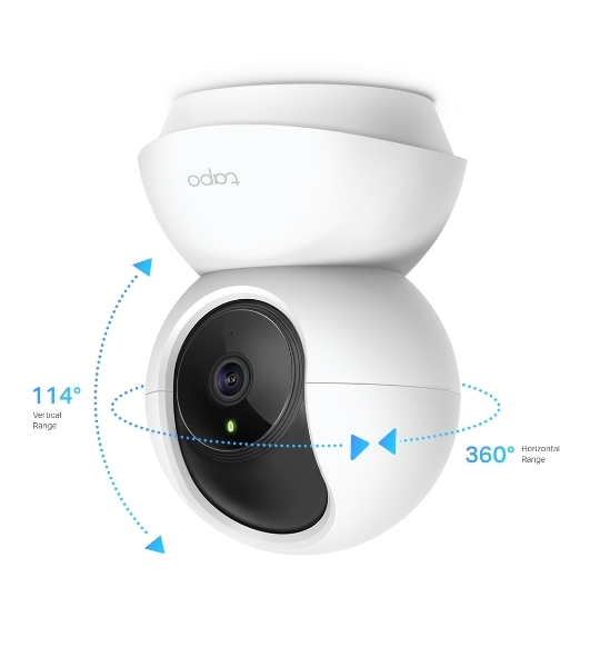 Камера 1080P indoor IP camera, 360° horizontal and 114° vertical range, Night Vision, Motion Detection, 2-way Audio, support 128G MicroSD card