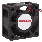 Вентилятор для корпуса Rexant RX 4020MS 24VDC черный, 40 мм, 6800 об/мин, 28 дБ, 2 pin, фото 1