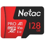 Флеш карта MicroSD card Netac P500 Extreme Pro 128Gb, retail version w/SD adapter, фото4