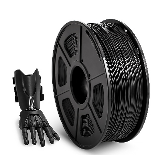 Филамент NVPrint ABS Black для 3D печати диаметр 1.75мм длина 330 метров масса 1 кг