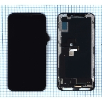 Дисплей Amperin для Apple iPhone X в сборе с тачскрином (Soft Oled), черный, фото3