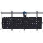 Клавиатура для ноутбука HP Envy X360 15-U000 черная без рамки с подсветкой, фото2