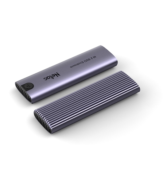 Внешний корпус NETAC WH51 NT07WH51-32C2 для SSD M.2 SATA/NVMe -> USB3.1 Type-C Алюминий