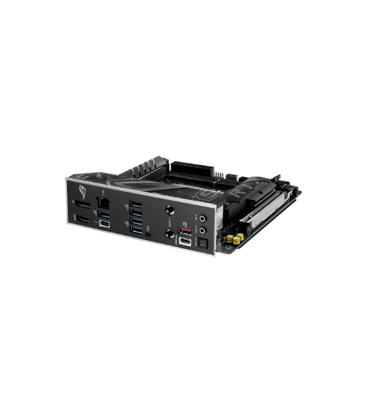 Материнская плата ASUS ROG STRIX B860-I GAMING WIFI, LGA1851, Intel B860, 2xDDR5, 4xSATA, 2xM.2, 1xPCIe 5.0 x16, 1xDP, 1xHDMI, 1xThunderbolt 4, 1x2.5Gb LAN, Wi-Fi 7, 2xUSB 2.0, 3xUSB 3.2 Gen 1, 1xUSB 3.2 Gen 2, 1xUSB 3.2 Gen 2x2, 1xUSB-C, 1xS/PDIF, 2x3.5 мм, 7.1, Mini-ITX