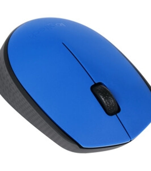 Мышь беспроводная Logitech M171 голубой, 1000 dpi, радиоканал, USB, кнопки - 3