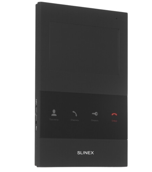 Монитор LCD 4.3' IP DOORPHONE SQ-04M черный SLINEX