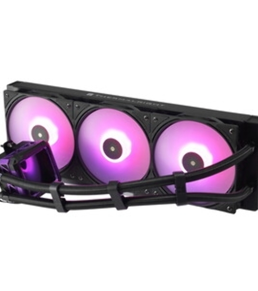 Водяное охлаждение для процессора Thermalright Frozen Warframe Pro 360 черный ARGb (360мм, черный, ARGb/Fans: 3x120мм, 70.84CFM, 29.8dBA, 2000RPM/Pump height 60мм, 23dBA, 3000RPM, Rad thickness 27mm/S: 1200, 1700, 1851, 2011, 2066, 115X, AM4, AM5)