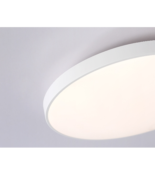 Потолочный светодиодный светильник Ambrella light FZ1220 WH белый IP44 13W 4200K D232*50 (Без ПДУ)