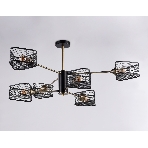 Светильник Ambrella light TR80172/6 SB/BK бронза/черный E27/6 max 40W D950*375, фото 1